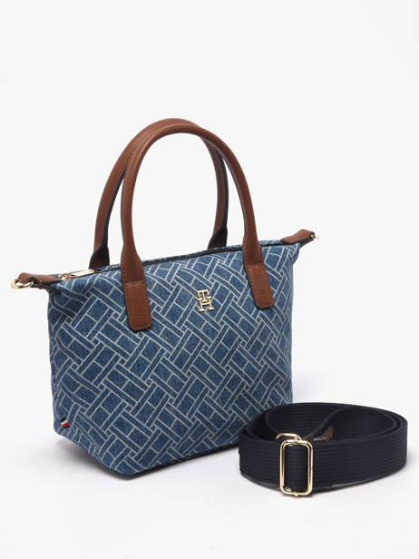 Crossbody Bag Popette Cotton Tommy hilfiger Blue popette AW18612 other view 1