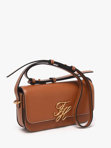 Shoulder Bag Th Script Leather Tommy hilfiger Brown th script AW18399 other view 1