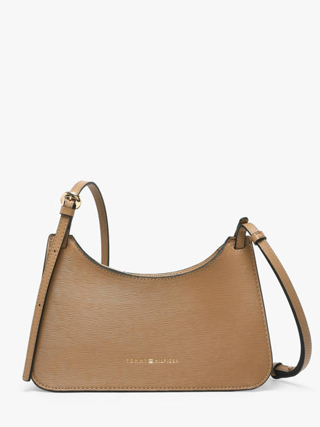 Shoulder Bag Th Modern Polyurethane Tommy hilfiger Brown th modern AW18619