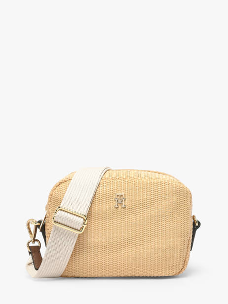Shoulder Bag Popette Polyurethane Tommy hilfiger Beige popette AW18525