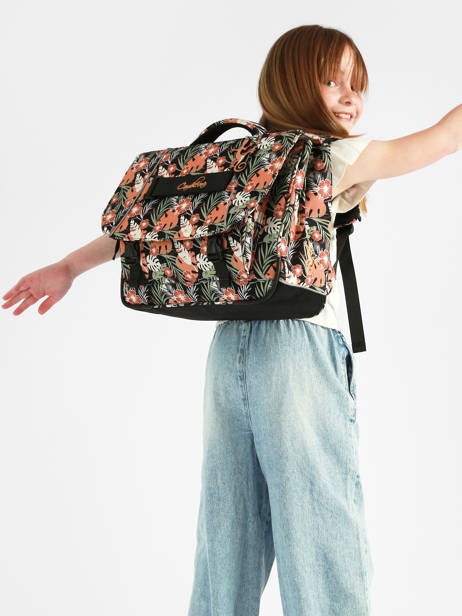 2-compartment Satchel Cameleon Multicolor futur CA38 other view 2