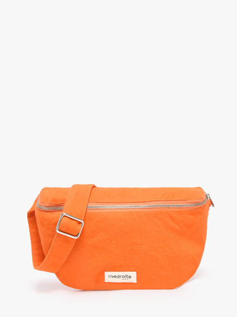 Recycled Coton Custine Belt Bag Rivedroite Orange timeless CUSTITIM