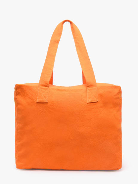 Le Sac Porté épaule A4 Célestins Coton Recyclé Rivedroite Orange timeless CELESTIM vue secondaire 3