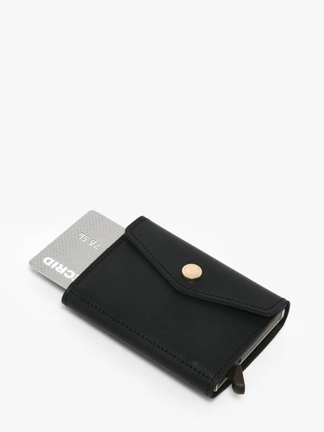 Card Holder Leather Secrid Black original EOR other view 2