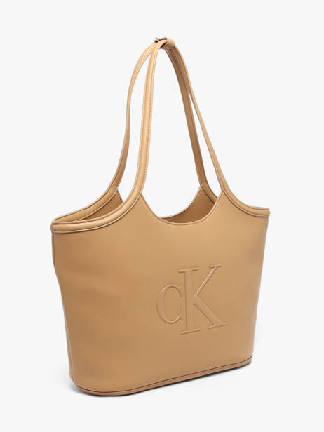Sac Porté épaule Bold Calvin klein jeans Beige bold 4F3562G vue secondaire 1