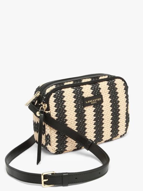 Sac Bandoulière Mini Osier Italie Lancaster Noir mini osier italie 71 vue secondaire 1