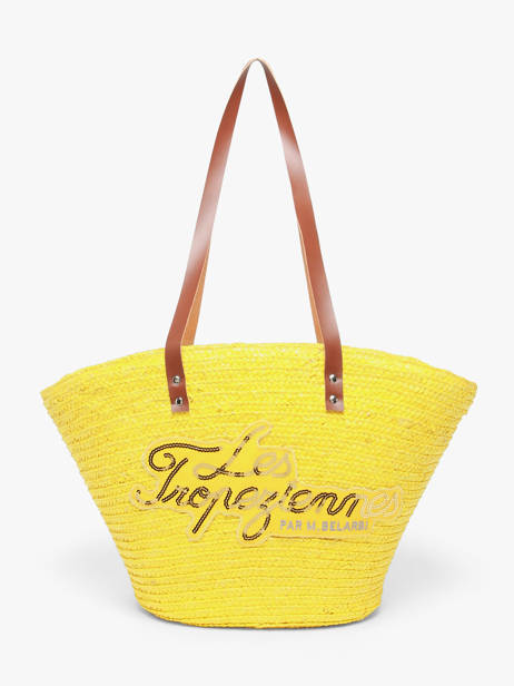 Shoulder Bag Milos Straw Les tropeziennes Yellow milos TZ01