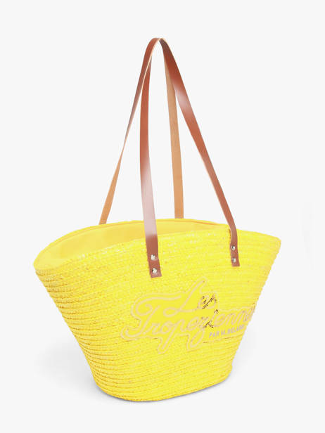 Shoulder Bag Milos Straw Les tropeziennes Yellow milos TZ01 other view 2