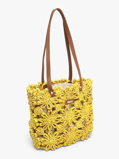 Shoulder Bag Mediterranee Paper Les tropeziennes Yellow mediterranee TZ02 other view 1