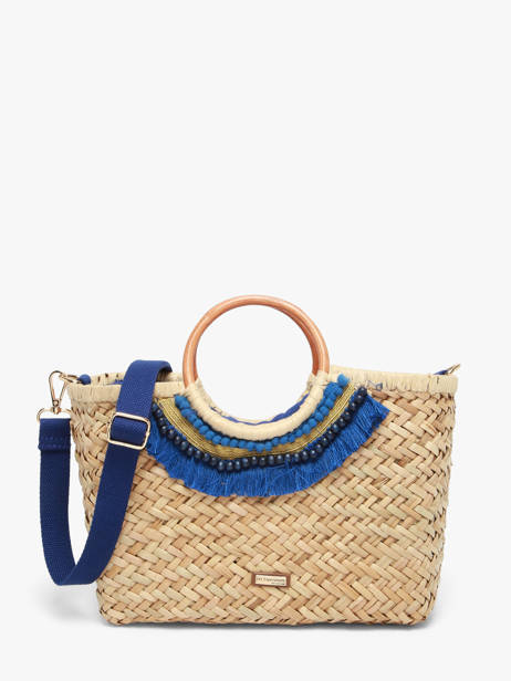 Shoulder Bag Monaco Straw Les tropeziennes Beige monaco TZ01