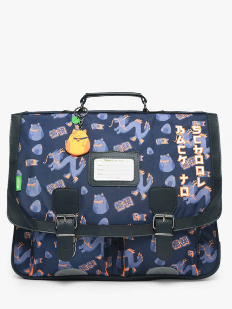 2-compartment Satchel Tann's Blue les fantaisies g 41155