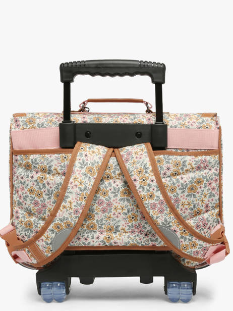 2-compartment Wheeled Satchel Tann's Multicolor les fantaisies f 26422611 other view 3