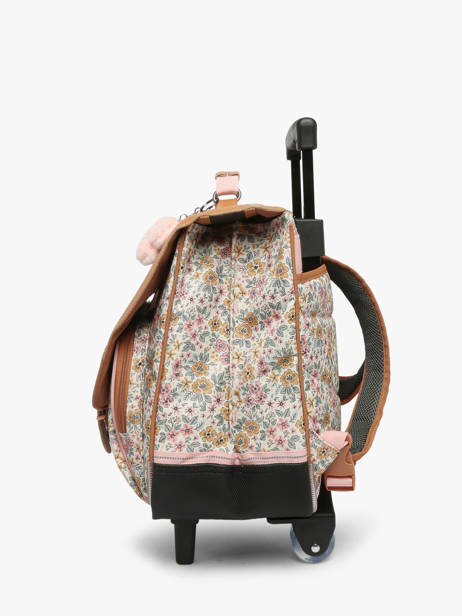 2-compartment Wheeled Satchel Tann's Multicolor les fantaisies f 26432611 other view 1