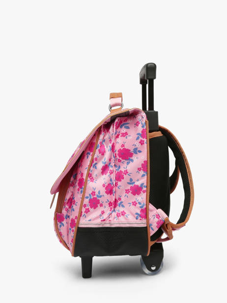 2-compartment Wheeled Satchel Tann's Pink les fantaisies f 26422613 other view 1