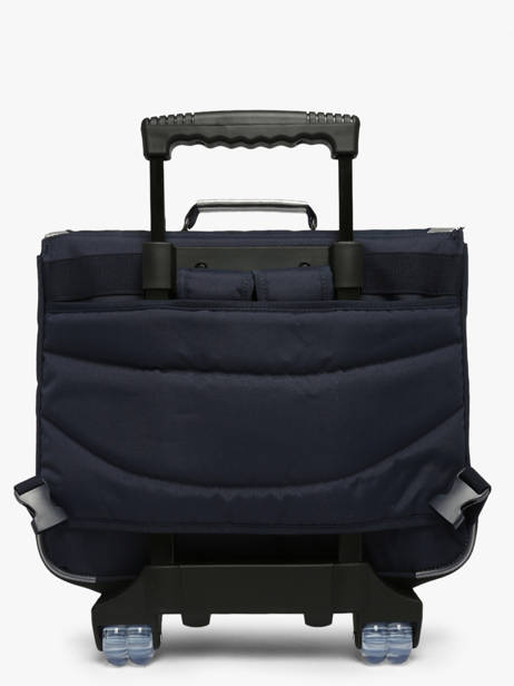 2-compartment Wheeled Satchel Tann's Blue les fantaisies f 43268 other view 4