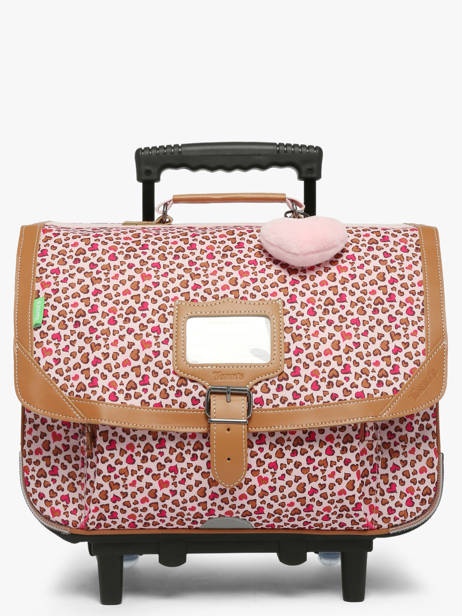 2-compartment Wheeled Satchel Tann's Multicolor les fantaisies f 42229