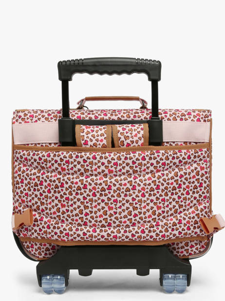 2-compartment Wheeled Satchel Tann's Multicolor les fantaisies f 42229 other view 4