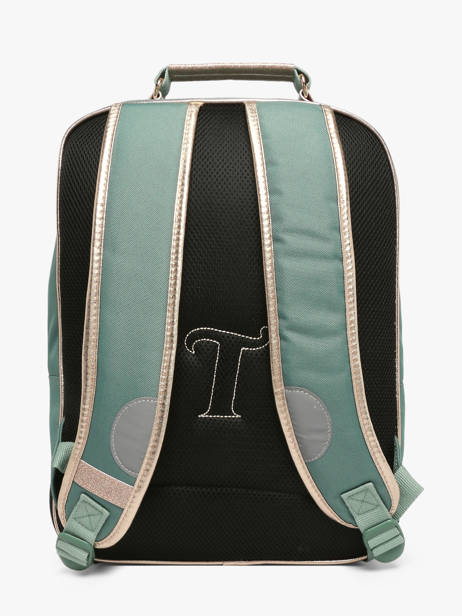 2-compartment Backpack Tann's Green les fantaisies f 74191 other view 3