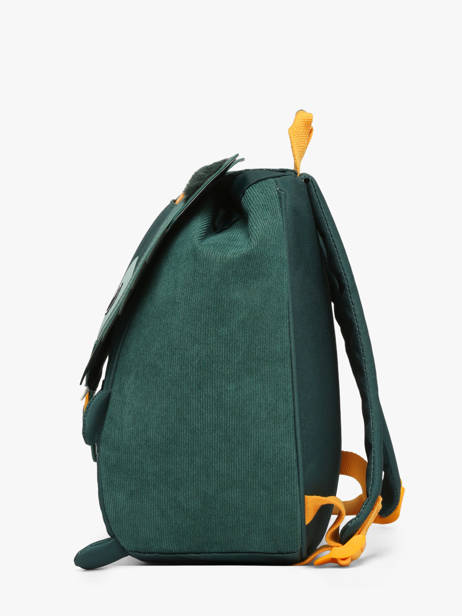 Mini Backpack Tann's Green ecole des tann's 645121 other view 1