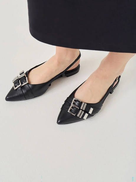 Ballerines En Cuir Tamaris Noir women 46 vue secondaire 1
