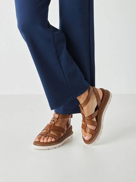 Sandales En Cuir Tamaris Marron women 46 vue secondaire 1