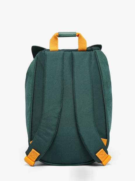 Mini Backpack Tann's Green ecole des tann's 645121 other view 3
