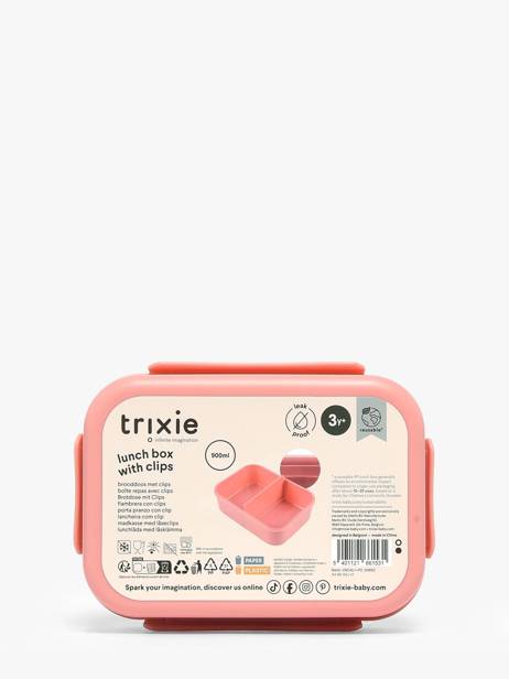 Lunch Bag With Clips Trixie Pink animals 66 other view 3
