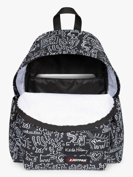Day Pak'r Keith Haring 1 Compartment Backpack Eastpak Black pbg authentic PBG5BG4K other view 3