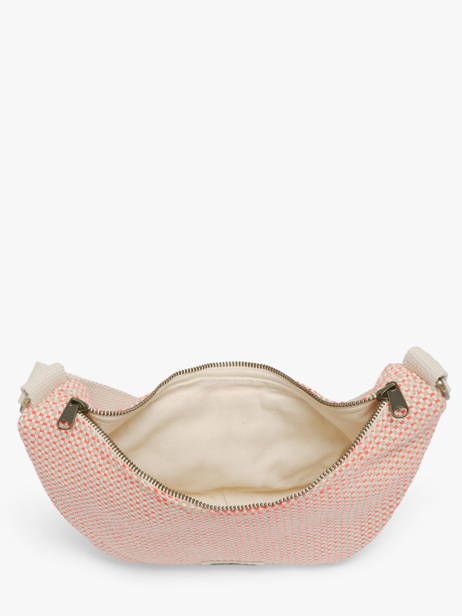 Shoulder Bag Tressage Cotton Hindbag Orange tressage TS other view 2