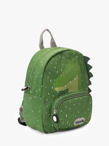 Mini Backpack 1 Compartment Trixie Green animals 90 other view 1