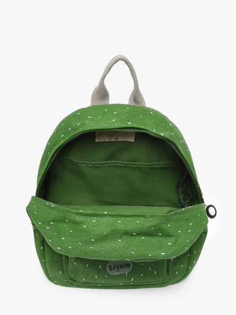 Mini Backpack 1 Compartment Trixie Green animals 90 other view 2