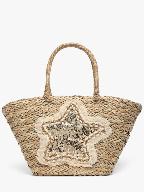 Shoulder Bag Straw Straw Miniprix Beige straw B468