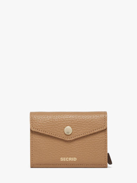 Pebble Envelope Leather Card Holder Secrid Brown pebble EPE