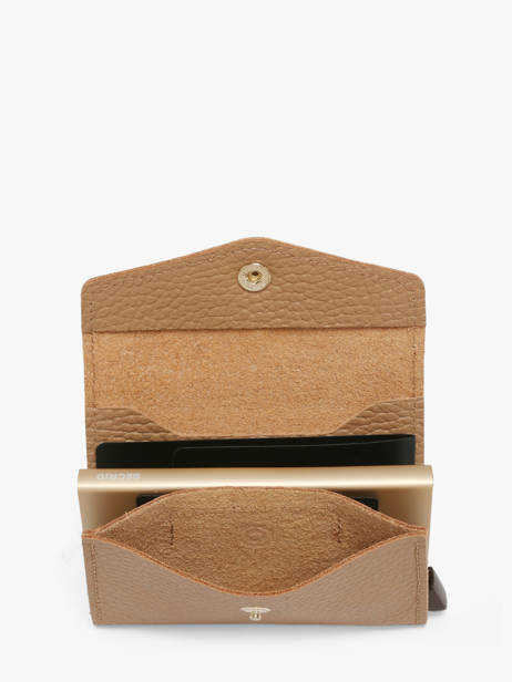 Pebble Envelope Leather Card Holder Secrid Brown pebble EPE other view 1
