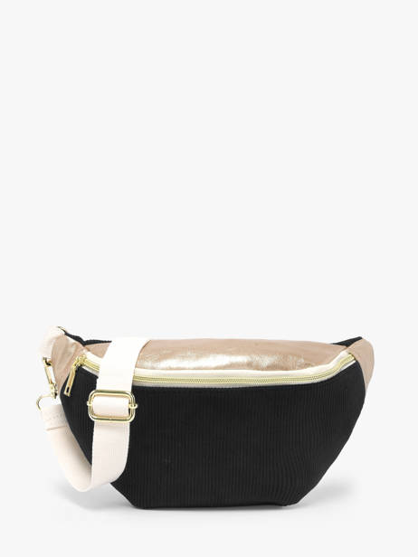 Belt Bag Ines de laure Black velours 1685186