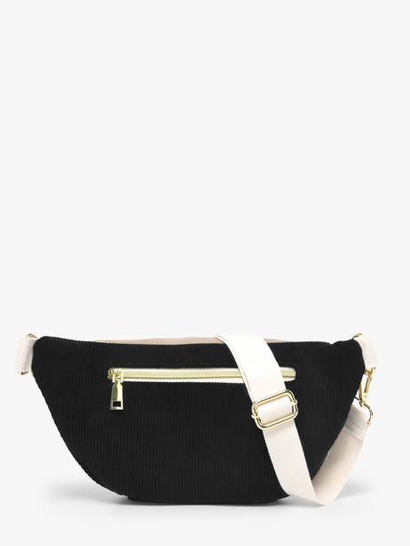 Belt Bag Ines de laure Black velours 1685186 other view 2