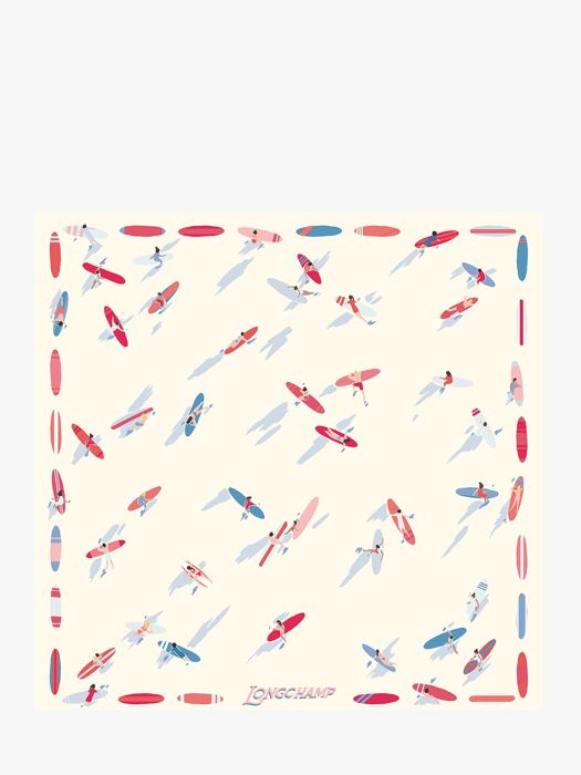 Longchamp Soie gots Scarf Multicolor