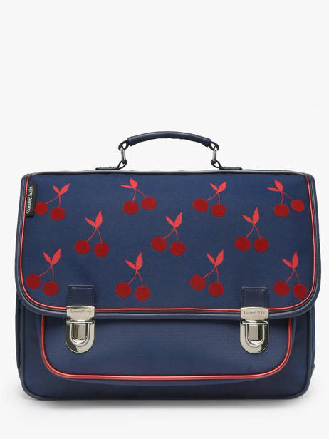 Cartable 2 Compartiments Caramel et cie Bleu boheme FI