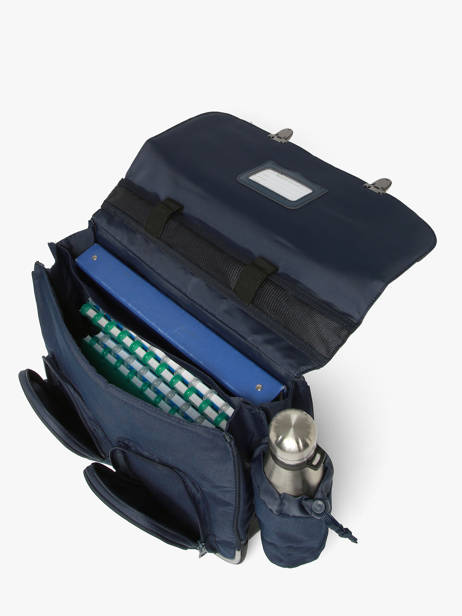 Cartable 2 Compartiments Tann's Bleu les fantaisies g 44151 vue secondaire 3