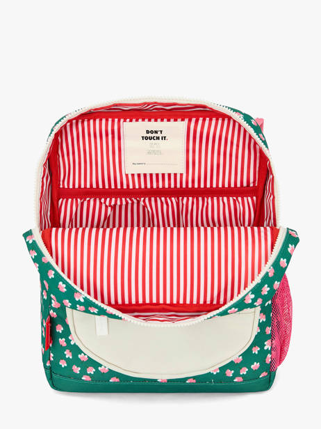 Backpack Hello hossy Green cool kids S6 other view 3