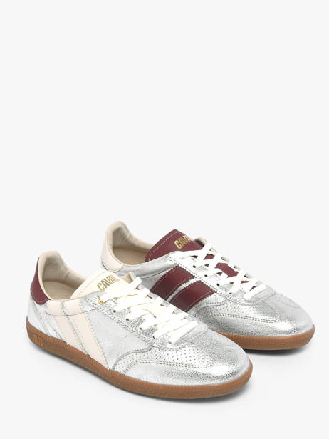 Sneakers In Leather Caval Silver women BAPULS2G other view 1