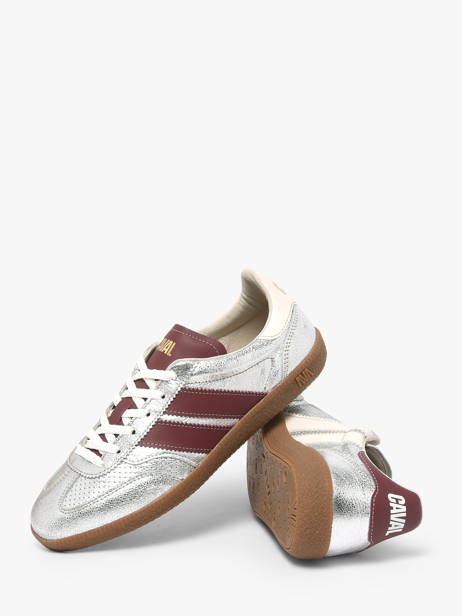 Sneakers In Leather Caval Silver women BAPULS2G other view 2