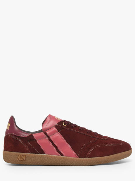 Sneakers In Leather Caval Red women BAPULS2A