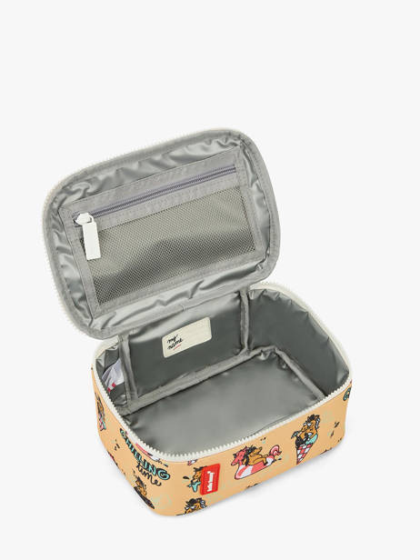 Lunch Bag Hello hossy Brown cool kids P other view 1