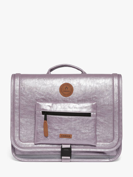 2-compartment Satchel Cabaia Violet school S