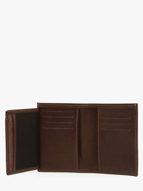 Wallet Leather Etrier Brown oil EOIL748 other view 1