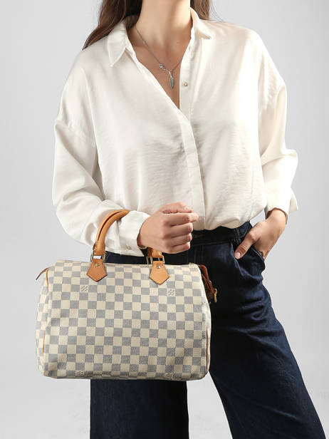 Sac à Main Second Life Louis vuitton Bleu second life DU1098 vue secondaire 1
