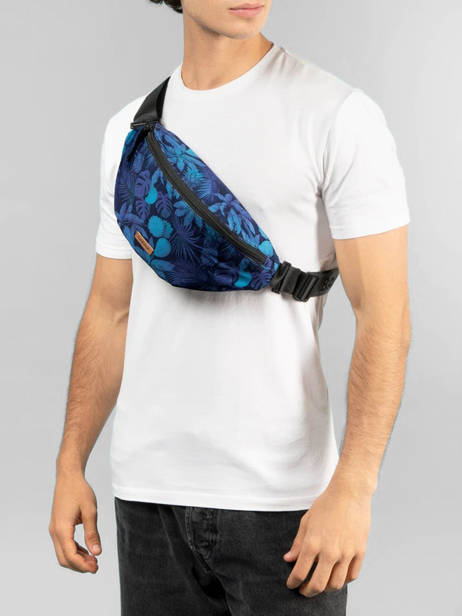 Sac Banane M Reversible Cabaia Bleu belt bag BELTBAGM vue secondaire 2
