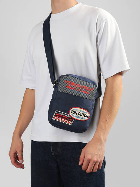 Sac Bandoulière Von dutch Bleu bags ONYX vue secondaire 1