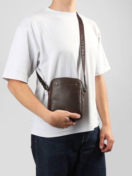 Sac Bandoulière Arthur & aston Marron danny 5 vue secondaire 1